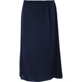 Plistre 2230_TESETTÜR Uzun Tam Boy Etek Astarı Içlik Jüpon - 2XL - 3XL - Siyah