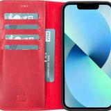 PLM Apple iPhone 13 Pro Uyumlu Deri Cüzdanlı Kılıf Nar Çiçeği