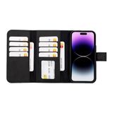 PLM Apple iPhone 15 Pro Uyumlu Deri Cüzdanlı Kılıf Santa G1