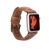 PLM Apple Watch Deri Kordon 42-44mm NM1-AS4 Açık Taba