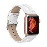 PLM Apple Watch Deri Kordon BA2 42-44mm F3 Beyaz