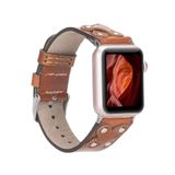 PLM Apple Watch Deri Kordon Cross 42-44mm Silver Trok RST9EF Gri