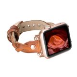 PLM Apple Watch Deri Kordon Wanda 38-40mm Ferro Rose Gold Trok RST2EF Taba