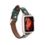 Plm Apple Watch Uyumlu Deri Kordon 38-40-41mm Rt V6sef renkli