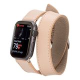 PLM Apple Watch Uyumlu Deri Kordon 42-44-45mm DT NU1