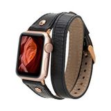 Plm Apple Watch Uyumlu Deri Kordon 42-44-45mm Dt Rg Rst1 Renksiz