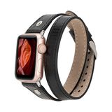 PLM Apple Watch Uyumlu Deri Kordon 42-44-45mm DT ST RST1