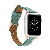 Plm Apple Watch Uyumlu Deri Kordon 42-44-45mm Ferro Cz12 renkli