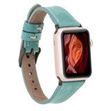 Plm Apple Watch Uyumlu Deri Kordon 42-44-45mm Slim Cz12 renkli