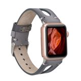 Plm BA2-RST9EF Gri 42-44-45 mm Apple Watch Uyumlu Deri Kordon
