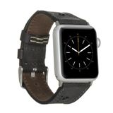 Plm BT Siyah 42-44-45 mm Apple Watch Uyumlu Deri Kordon
