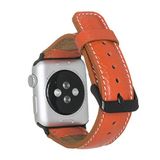 PLM Bull Cover Apple Watch Deri Kordon 42-44mm FL8-SM3 Turuncu