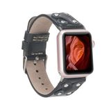 Plm Cross ST-RST1 Siyah 42-44-45 mm Apple Watch Uyumlu Deri Kordon