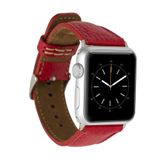 Plm ERC2 Kırmızı 42-44-45 mm Apple Watch Uyumlu Deri Kordon