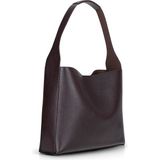PLM Gün Boyu Konfor ve Zamansız Şıklık Sunan Hakiki Deri Kadın Omuz Çantası – Stella - Koyu Kahve - 34 × 29 × 9 cm