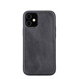 Plm Rock Rst1 Siyah Apple İphone 12 Mini Uyumlu Deri Arka Kapak