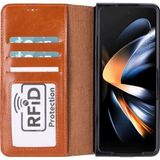 PLM Samsung Galaxy Z Fold5 Uyumlu Manyetik Hakiki Deri Cüzdan Kılıf ,Cüzdan Taşımaya Son, Kredi Kart Yuvalı, RFID Güvenlik