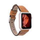 Plm Slim G19 Taba 38-40-41 mm Apple Watch Uyumlu Deri Kordon