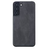 Plm UJ RST1 Siyah Samsung Galaxy S22 Plus Uyumlu Deri Arka Kapak