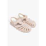 PLN SHOES Jelly Şeffaf Tokalı Rahat Kadın Sandalet