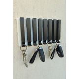 Plodna House Anahtarlık Askısı 13 X 24 Cm 8 Adet Anahtarlık asılabilir işyeri veya ev için Anahtar askısı Plastik