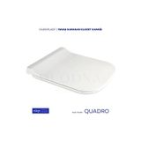 Plodna House Quadro Kare Duroplast Yavaş Kapanan Klozet Kapağı