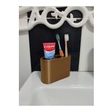 Plodna House Set Üstü Diş Fırçalık Plastik Gold