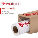 Plottersarf 1.Hamur Premium Opak 80 gr Plankopya Ozalit 91.4 cm 175 mt 1 Rulo Plotter Kağıdı