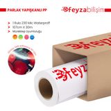 Plottersarf Waterprof Microporous 230 Mic 107 cm 30 mt 1 Rulo Parlak Fotoğraf Kağıdı