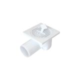 Pls Yer Süzgeci Banyo Gider Süzgeci 70mm Yandan Çıkışlı 15x15