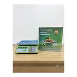 PLT POWER 40 Kg Dijital Pazarcı Terazisi Fiyat Hesaplamalı Paslanmaz Tepsili Mavi Jelatinli Terazi (ACS-829B+T)
