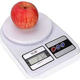 Plt Power Dijital Mutfak Tartısı Terazisi LCD Ekran ile Hassas Ölçüm 10 kg Kapasite Mini LCD Ekran - Beyaz
