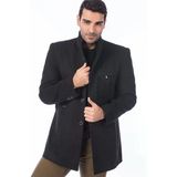 Plt8306 Dewberry Erkek Palto-Siyah