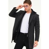 PLT8371 DEWBRRY ERKEK PALTO-DİAGONAL ANTRASIT