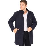 PLT8386 DEWBERRY ERKEK PALTO-DİAGONAL KOYU LACİVERT-2