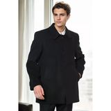 PLT9206 DEWBERRY ERKEK PALTO-SİYAH