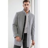 PLT9327 Dewberry Erkek Kaban-Gri - 2XL
