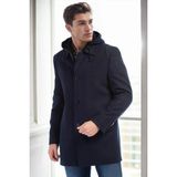 PLT9335 Dewberry Erkek Palto-Lacivert - 2XL