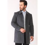 PLT9364 Dewberry Erkek Palto-Füme