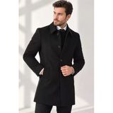 Plt9364 Dewberry Erkek Palto-Siyah