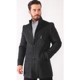 PLT9386 Dewberry Erkek Palto-Antrasit - M