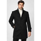 Plt9391 Dewberry Erkek Palto-Siyah