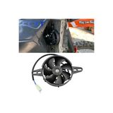 PLTECH 12V Motosiklet Yağ Soğutucu Fanı Elektrikli Radyatör Honda Yamaha Suzuki KTM ATV