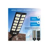 PLTECH 250W Solar LED Sokak Lambası – 8000LM Hareket Sensörlü Uzaktan Kumandalı Dış Mekan Bahçe Aydınlatma