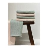Plume Ceramic Home %100 Pamuk 4’lü Adaçayı El Havlusu Seti 30x50 Cm – Çeyizlik, Misafir, Mutfak, Hediyelik
