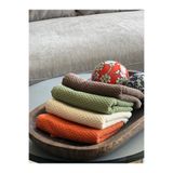 Plume Ceramic Home %100 Pamuk 4’lü Renkli El Havlusu Seti 30x50 Cm – Çeyizlik, Misafir, Mutfak, Hediyelik