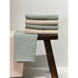 Plumehome 4'lü El Havlu Seti - 30X50 cm | Çeyizlik, Misafir, Mutfak, Banyo Için Hediye Havlu - Adaçayı Yeşili - 30 x 50 cm
