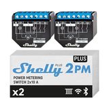 Plus 2pm, Wi-Fi ve Bluetooth 2 Kanallı Akıllı Röle Şalteri, Güç Ölçümü, Ev Otomasyonu, Pa