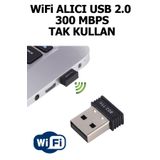 Plus Bilişim 300 Mbps USB 2.0 Wireless Adaptör, Wifi Adaptör, Wifi Alıcı, 300Mbps Wifi, Tırnak Wifi Alıcı