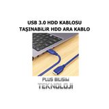 Plus Bilişim OEM Usb 3.0 Hdd Hardisk Kablosu, Taşınabilir HDD Kablosu, Data Kablosu 30cm Plus Bilişim